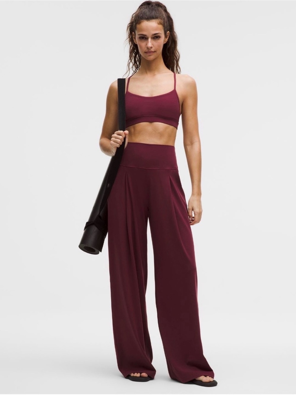 NWT Lululemon-Align Palazzo Pant Regular-Burgundy Bay | Size: 4